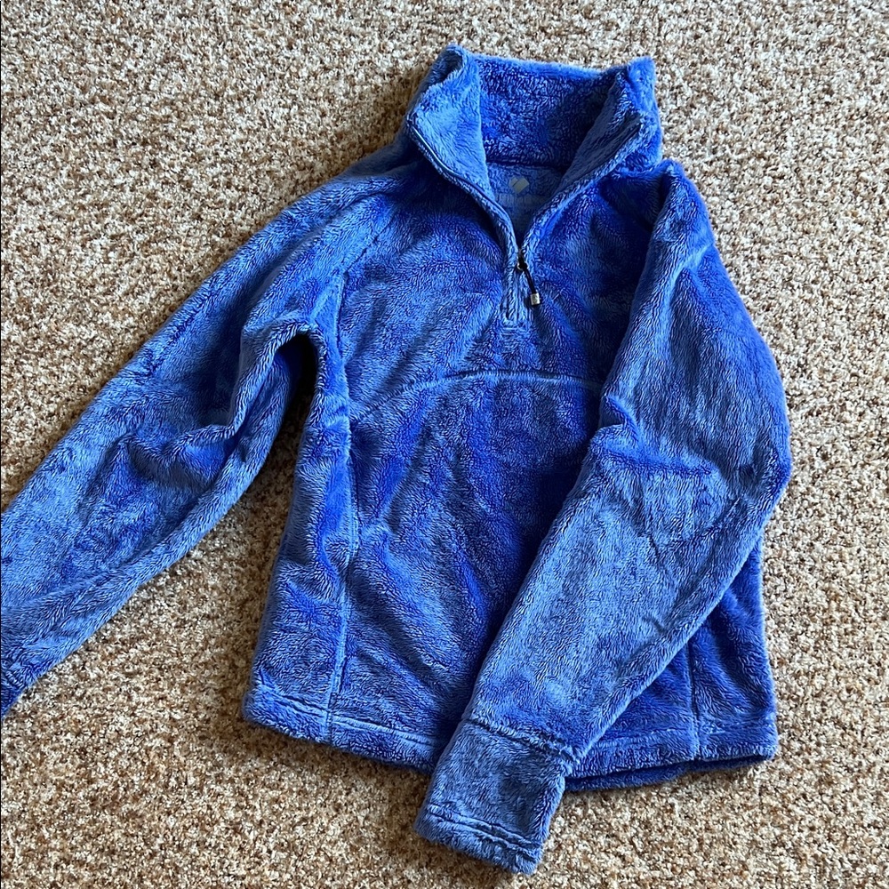 Obermeyer Vibrant Blue Kids Furry 3/4 sweatshirt - Kids